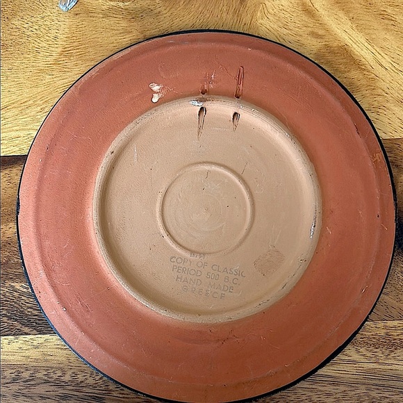 Greek Pottery Warrior Goddess Motif | Vintage Classical Replica - Picture 5 of 7